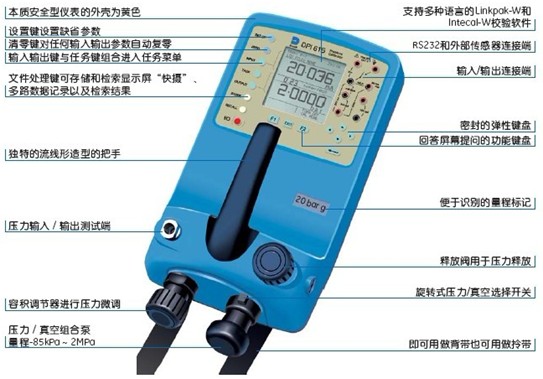 DPI 610/615 系列便捷式压力校验仪